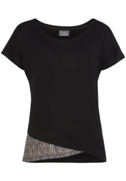 Outlet Venice Beach Kurzarmshirt Schwarz