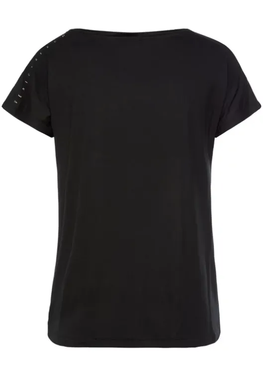 Outlet Venice Beach Kurzarmshirt Schwarz