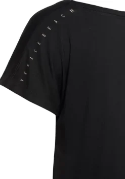 Outlet Venice Beach Kurzarmshirt Schwarz