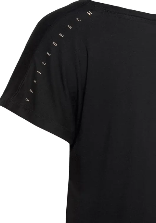 Outlet Venice Beach Kurzarmshirt Schwarz
