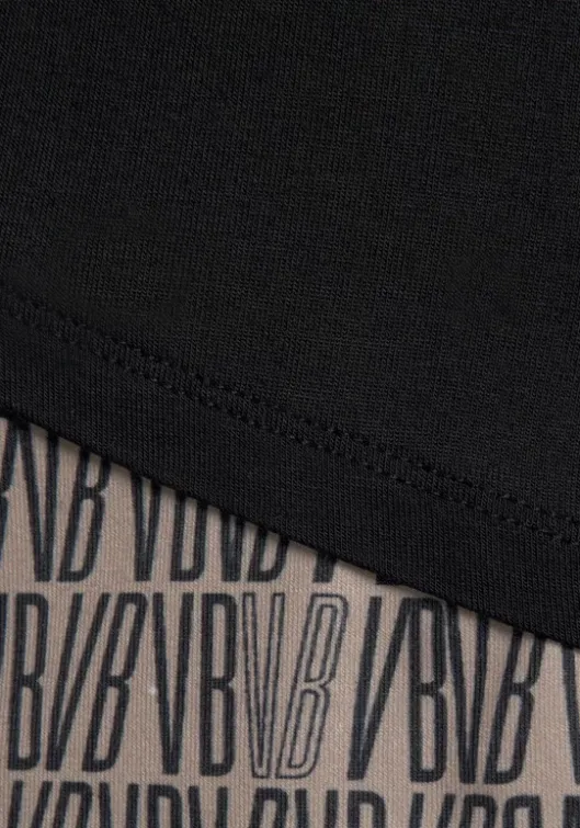 Outlet Venice Beach Kurzarmshirt Schwarz