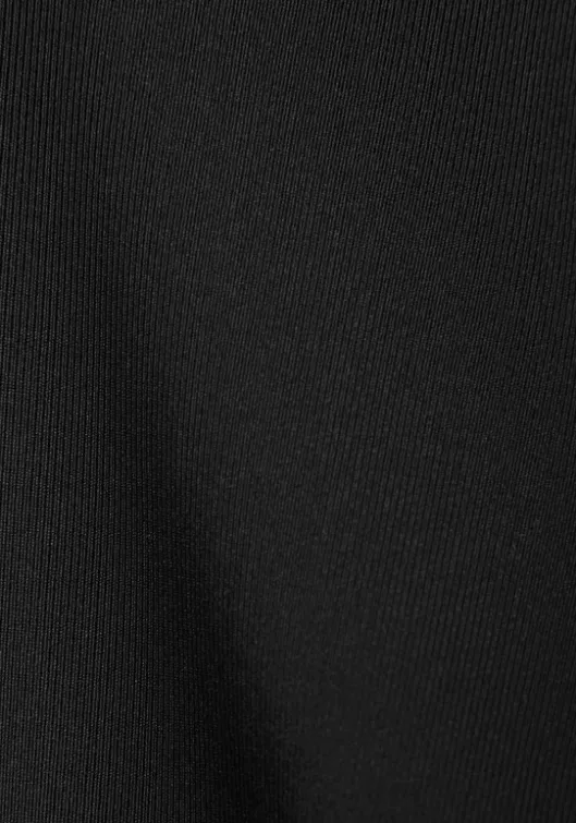 Outlet LASCANA ACTIVE Kurzarmshirt"Tropical" Schwarz