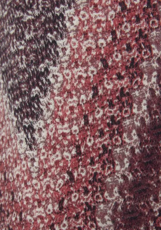 New LASCANA Kurzoverall Sand-Bordeaux Bedruckt