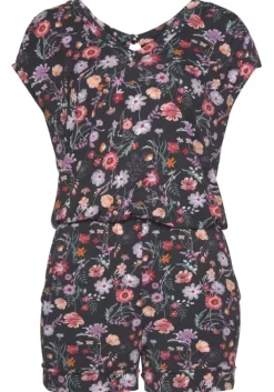 LASCANA Kurzoverall Geblumt