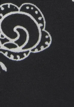 Discount Vivance Kurzoverall Schwarz-Weis Bedruckt