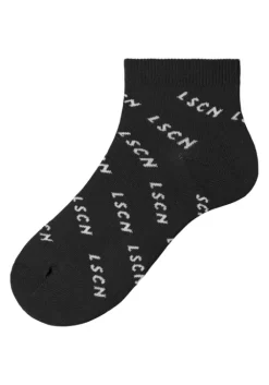 Hot LSCN by LASCANA Kurzsocken 1X Schwarz, 1X Weis, 1X Petrol
