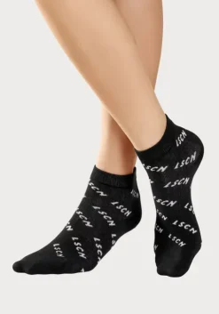 Hot LSCN by LASCANA Kurzsocken 1X Schwarz, 1X Weis, 1X Petrol