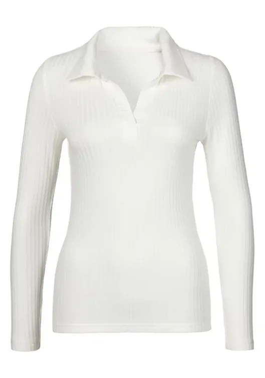 Online LASCANA Langarmshirt Creme