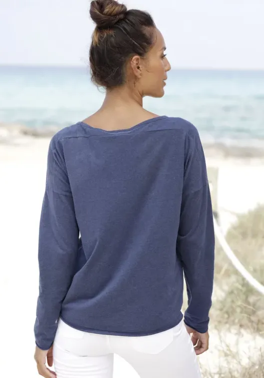 Hot Elbsand Langarmshirt"Niola" Marine