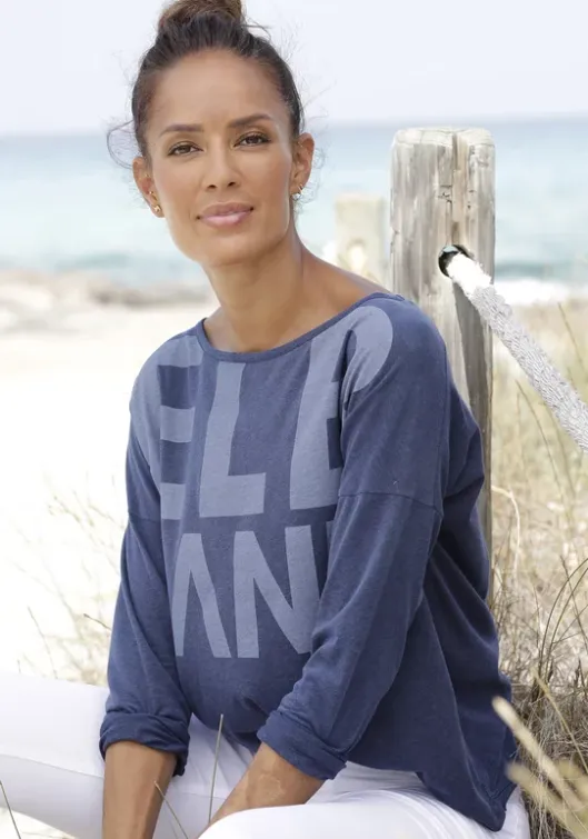 Hot Elbsand Langarmshirt"Niola" Marine