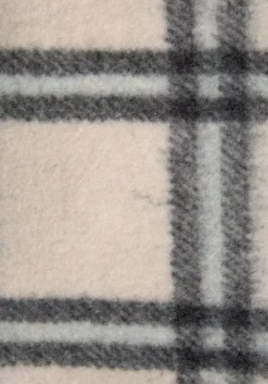 Hot LASCANA Langmantel Beige-Hellblau-Kariert