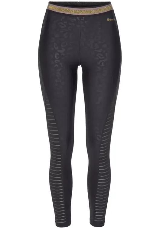 Bench. Leggings Schwarz-Leo