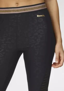 Bench. Leggings Schwarz-Leo