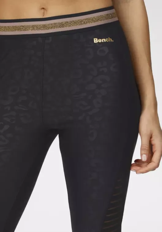 Bench. Leggings Schwarz-Leo