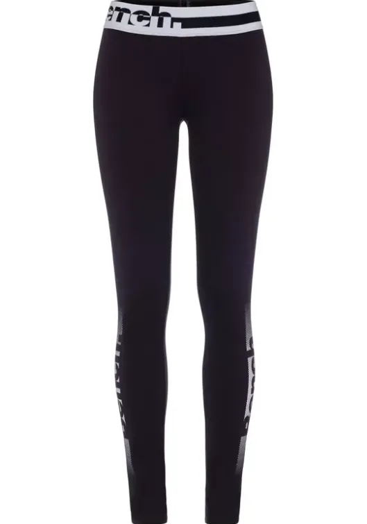 Online Bench. Leggings Schwarz-Weis