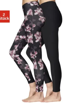 Online H.I.S Leggings Gemustert-Schwarz, Schwarz