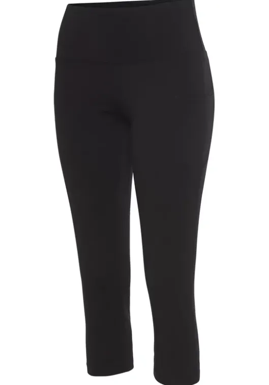 Sale LASCANA ACTIVE 3/4-Leggings Schwarz