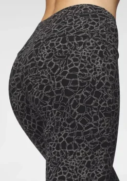 Discount H.I.S Leggings Schwarz-Bedruckt, Schwarz-Uni