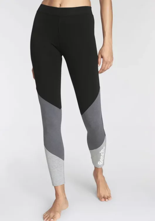 Discount Bench. Leggings Schwarz-Anthrazit-Grau