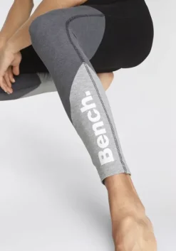 Discount Bench. Leggings Schwarz-Anthrazit-Grau
