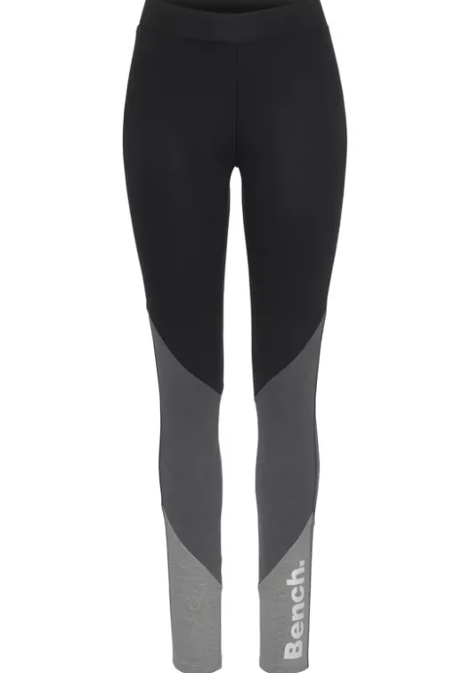 Discount Bench. Leggings Schwarz-Anthrazit-Grau
