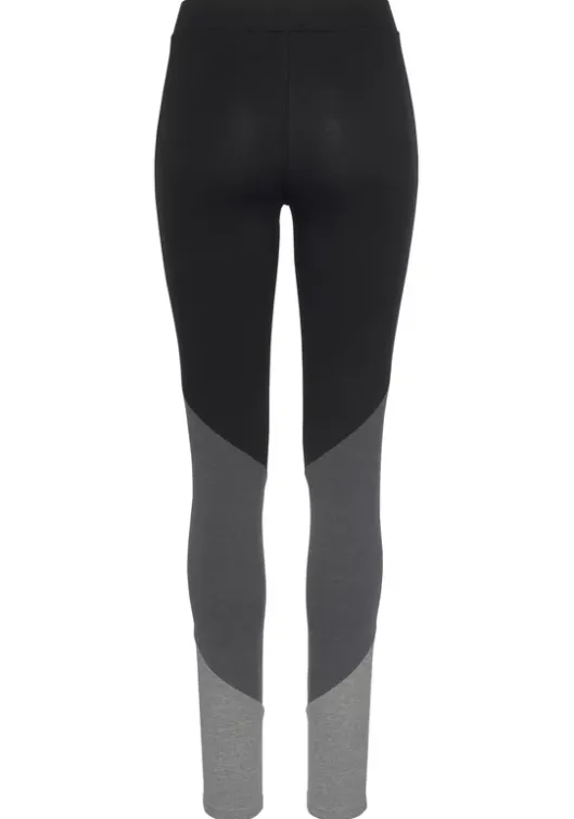 Discount Bench. Leggings Schwarz-Anthrazit-Grau