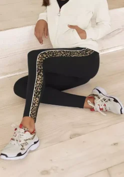 Buffalo Leggings Schwarz-Gemustert