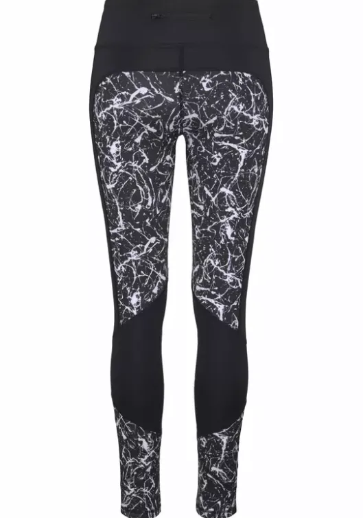 Online LASCANA ACTIVE Leggings"Splash" Schwarz-Marmoriert-Weis
