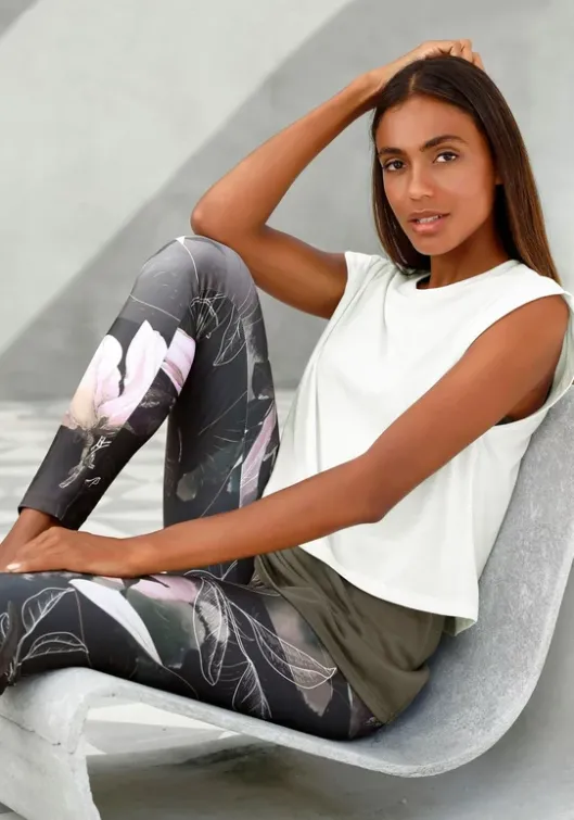 Sale Leggings"Tropical" Homewear-Leggings