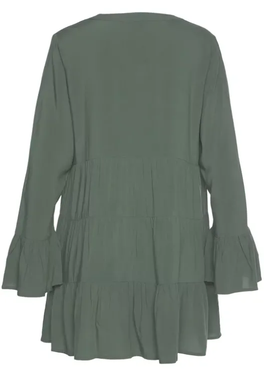 Best LASCANA Longbluse Dunkelgrun