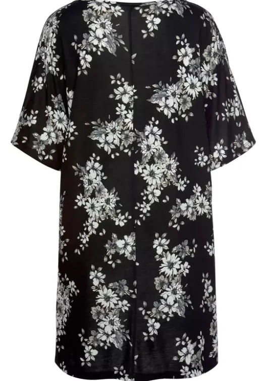 LASCANA Longshirt Schwarz-Bedruckt