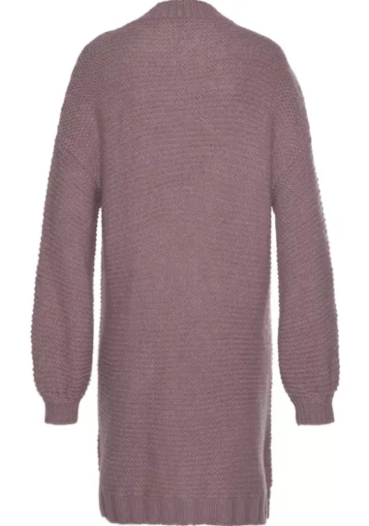 New LASCANA Longstrickjacke Dunkelrose