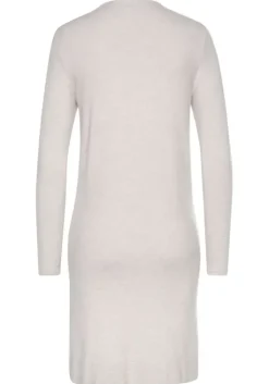 Hot LASCANA Longstrickjacke Beige-Meliert