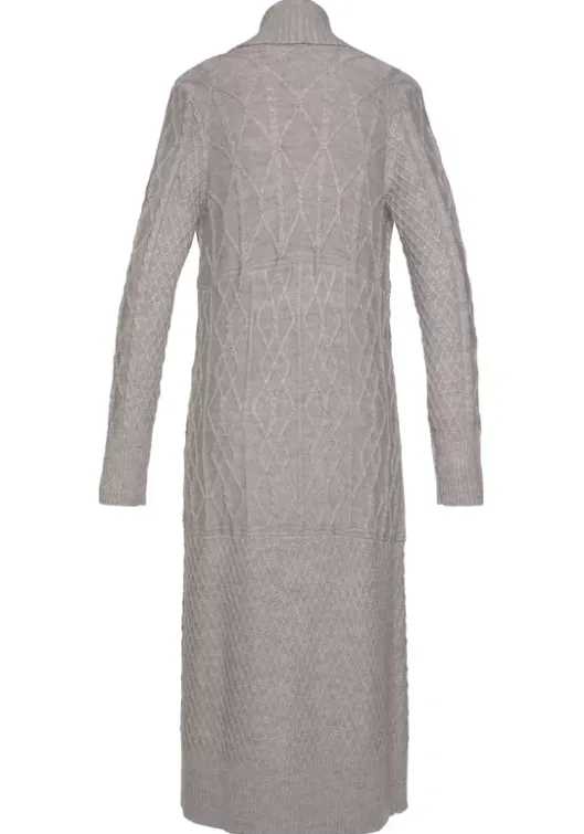 Online LASCANA Longstrickjacke Grau-Meliert
