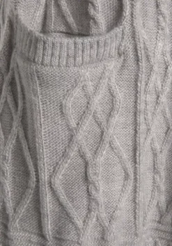 Online LASCANA Longstrickjacke Grau-Meliert