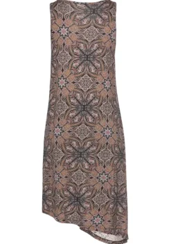 Outlet Beachtime Longtop Braun-Bedruckt, Schwarz