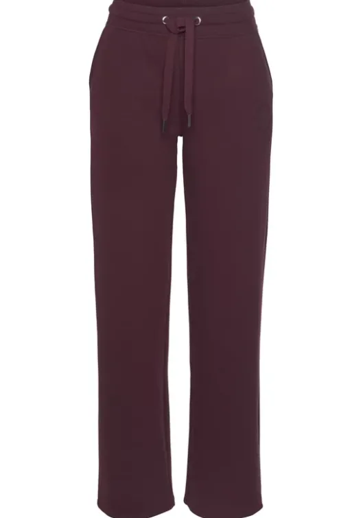 Outlet Bench. Loungehose"-Relaxhose Mit Logostickerei" Weinrot