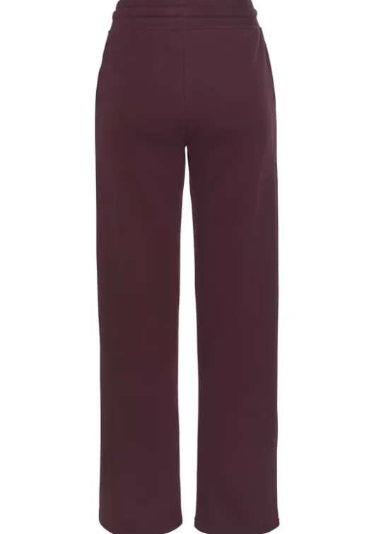 Outlet Bench. Loungehose"-Relaxhose Mit Logostickerei" Weinrot