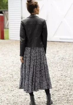 Online LASCANA Maxikleid Schwarz-Creme-Bedruckt