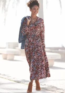 Sale LASCANA Maxikleid Floral-Bedruckt