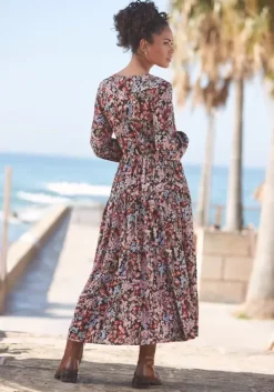 Sale LASCANA Maxikleid Floral-Bedruckt