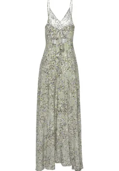 Online LASCANA Maxikleid Grun-Lila-Bedruckt