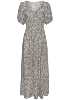 Outlet Vivance Maxikleid Grau-Bedruckt
