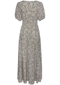 Outlet Vivance Maxikleid Grau-Bedruckt