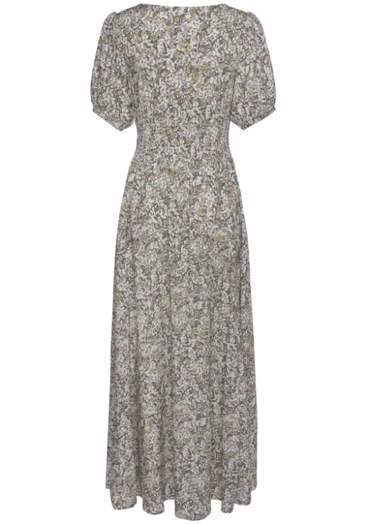 Outlet Vivance Maxikleid Grau-Bedruckt