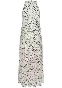 Buffalo Maxikleid Weis-Bedruckt