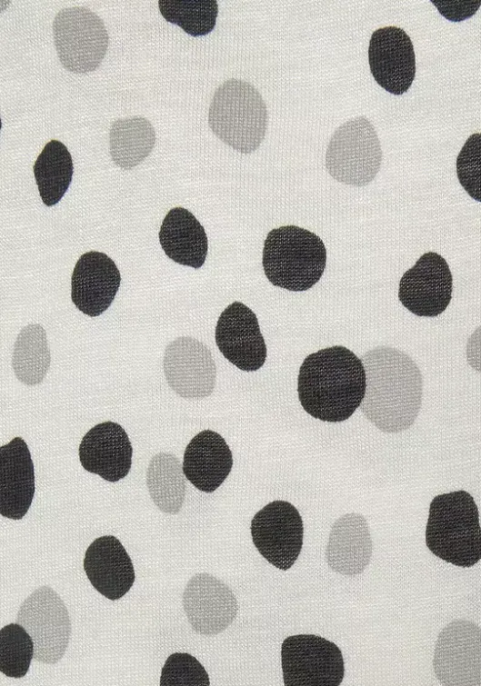 Buffalo Maxikleid Weis-Bedruckt