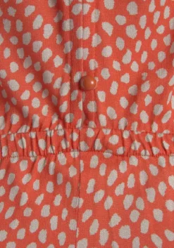 Sale LASCANA Maxikleid Rot-Taupe-Bedruckt