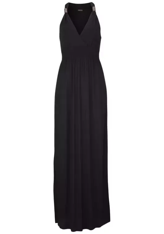 Hot LASCANA Maxikleid Schwarz