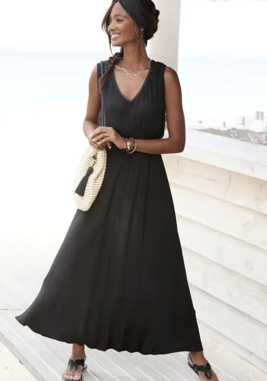 Best s.Oliver Maxikleid Schwarz